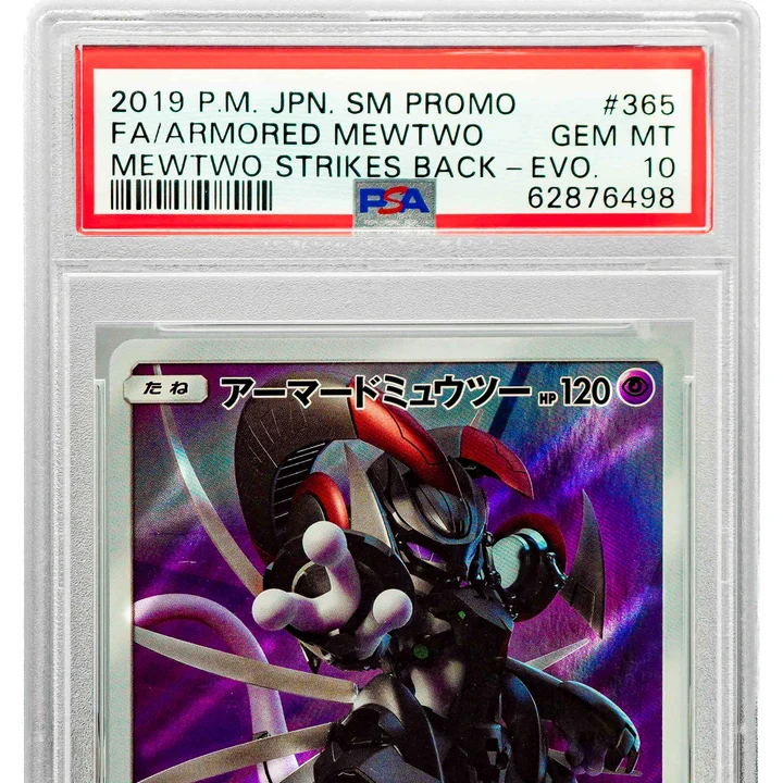 Armored Mewtwo 365/SM-P JP PSA 10