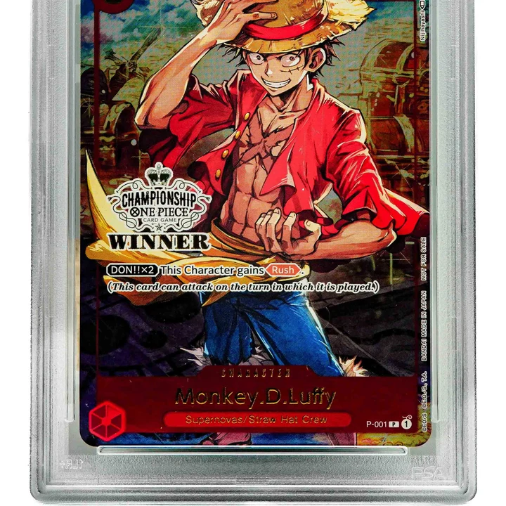 Monkey.D.Luffy Store Championship Winner P-001 ENG PSA 10