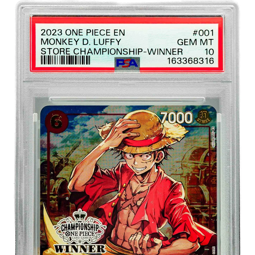 Monkey.D.Luffy Store Championship Winner P-001 ENG PSA 10