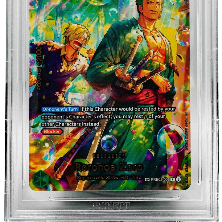 Roronoa Zoro Special Rare OP14/PRB02-006 ENG BGS 10