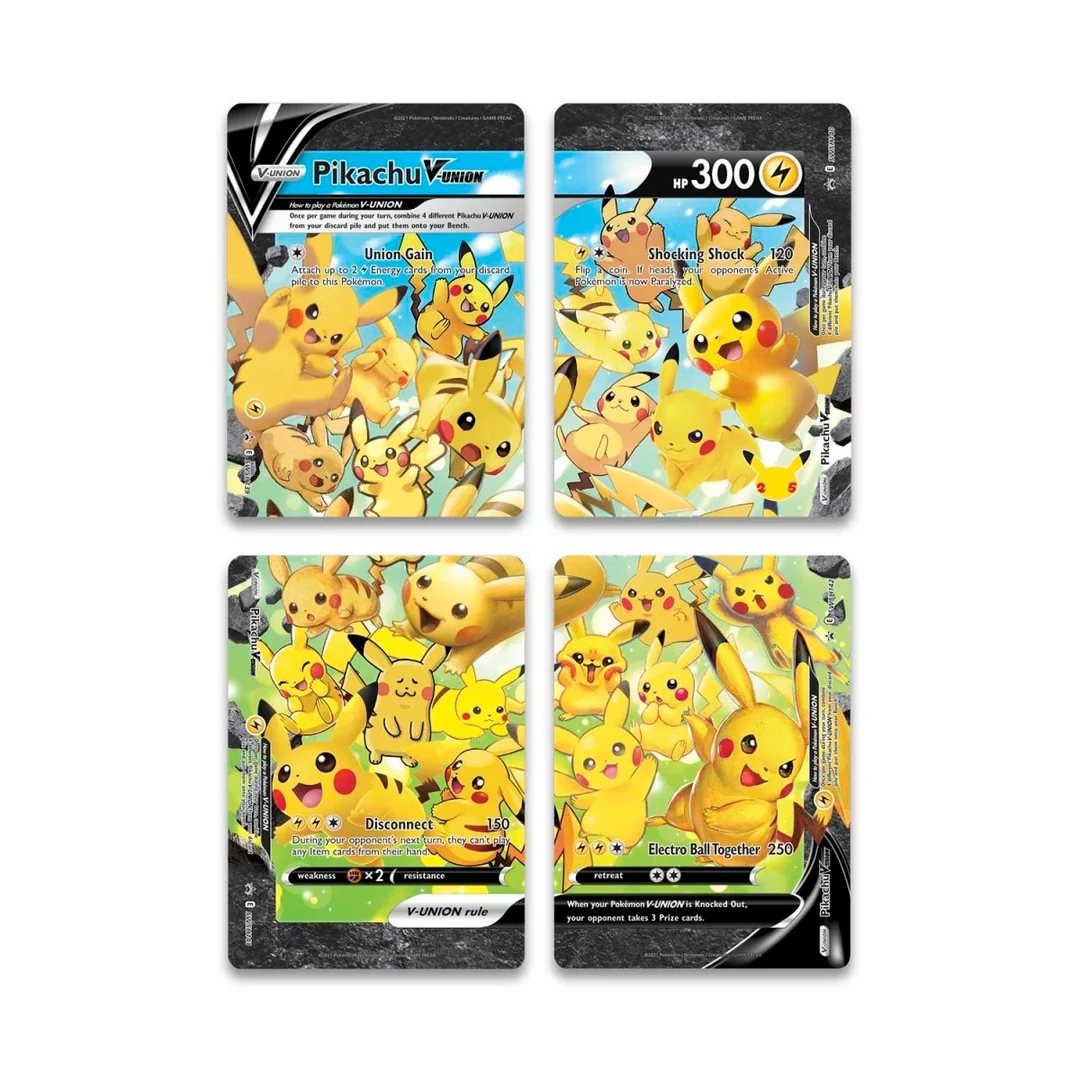 Collezione Speciale Pikachu V-UNION - Cinese Semplificato (CS) - Seconda Scelta (Lievemente Danneggiato)