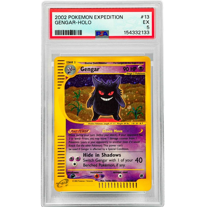 Gengar Holo Expedition Base Set ENG PSA 5