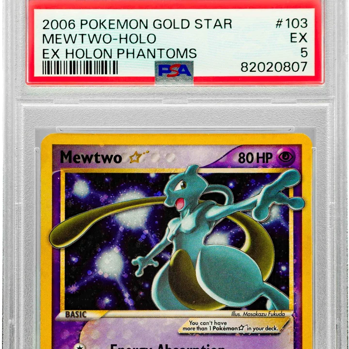 Mewtwo Gold Star ENG PSA 5