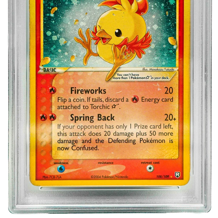 Torchic Gold Star #108 ENG PSA 3