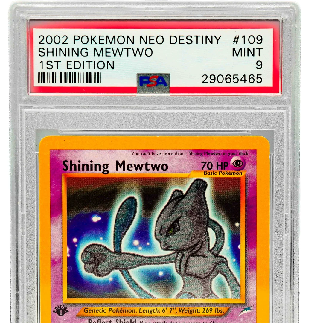 Shining Mewtwo 1st Edition Neo Destiny ENG PSA 9