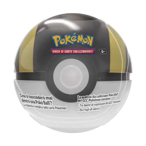 Pokémon Display 6x Tin Pokéball Ottobre 2025 ITA