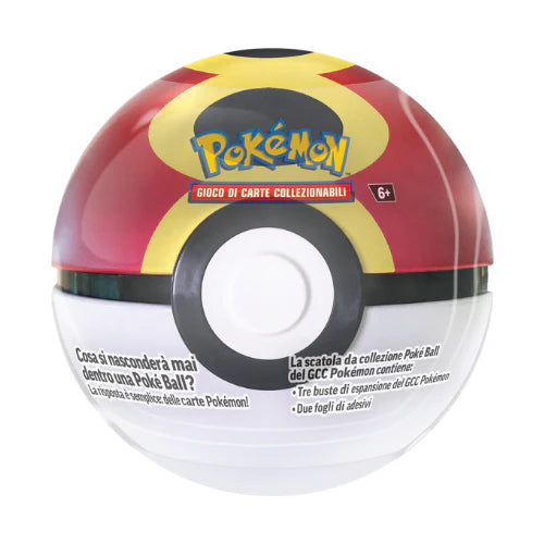 Pokémon Display 6x Tin Pokéball Ottobre 2025 ITA