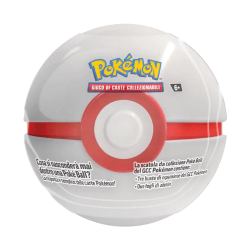 Pokémon Display 6x Tin Pokéball Ottobre 2025 ITA