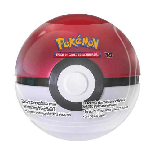 Pokémon Display 6x Tin Pokéball Ottobre 2025 ITA
