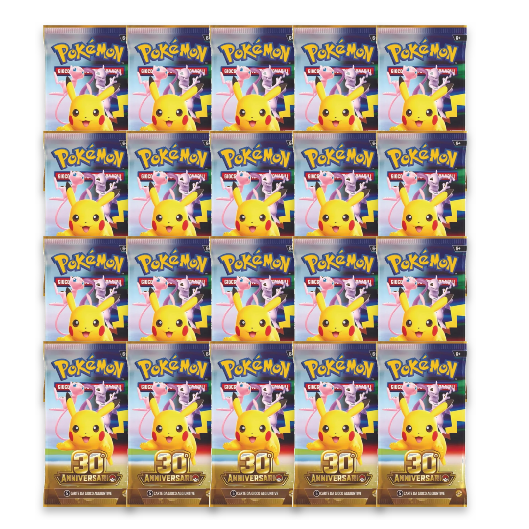 Pokémon TCG 30th Celebration – Bundle 20 Bustine ITA