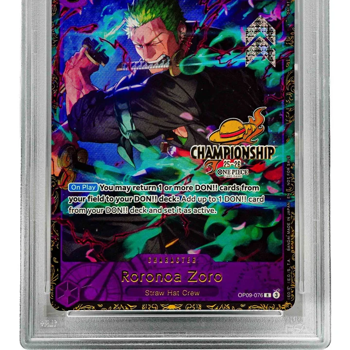 Roronoa Zoro Championship 25-26 Regionals Top 16 Prize OP09-076 ENG PSA 10