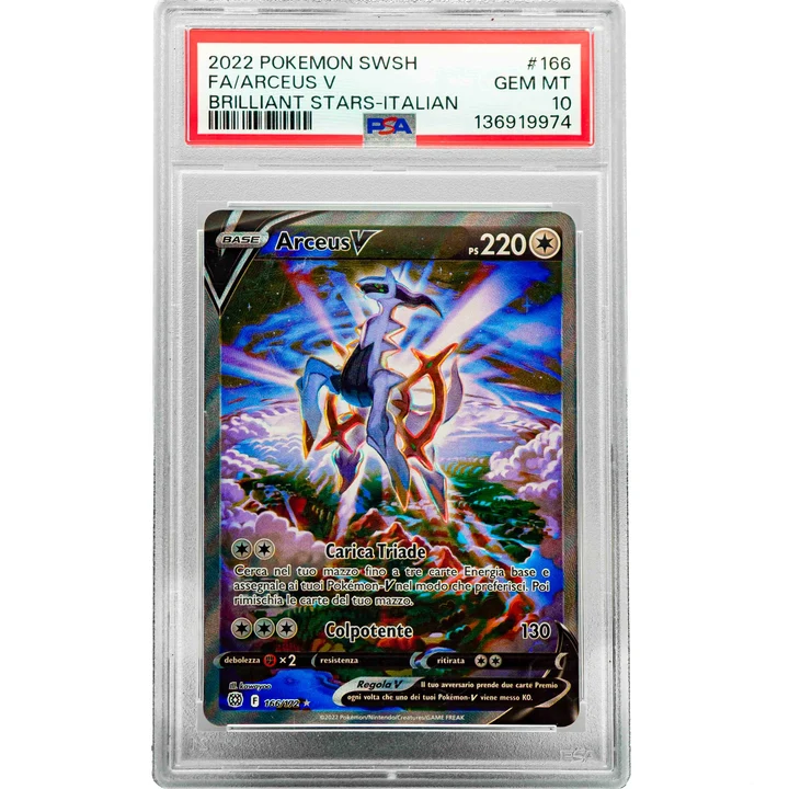 Arceus V Strahlende Sterne ITA PSA 10