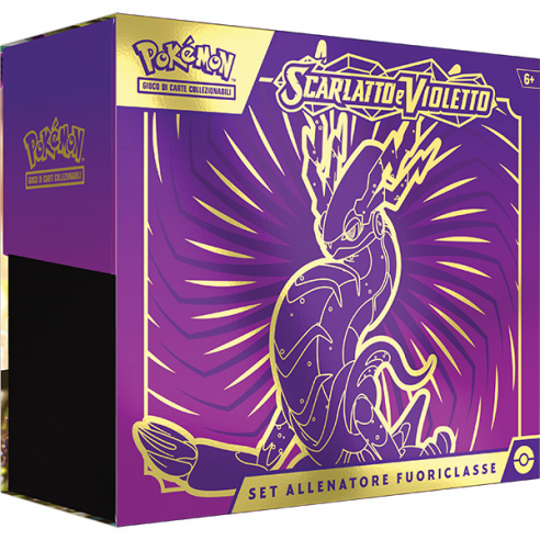 Scarlatto & Violetto Miraidon Set Allenatore Fuoriclasse (ITA)/ Seconda Scelta (Box Lievemente Danneggiato)