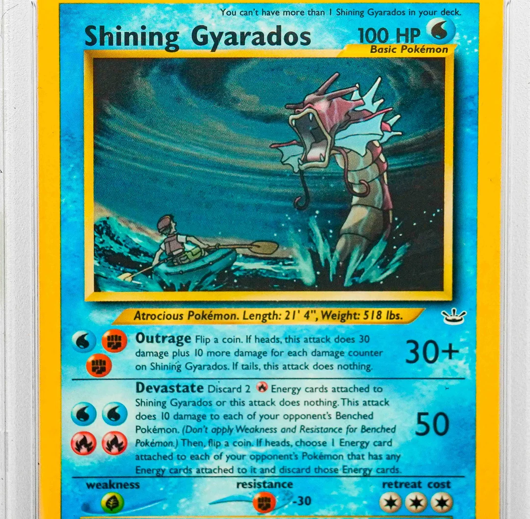 Shining Gyarados Holo #65 ENG PSA 9