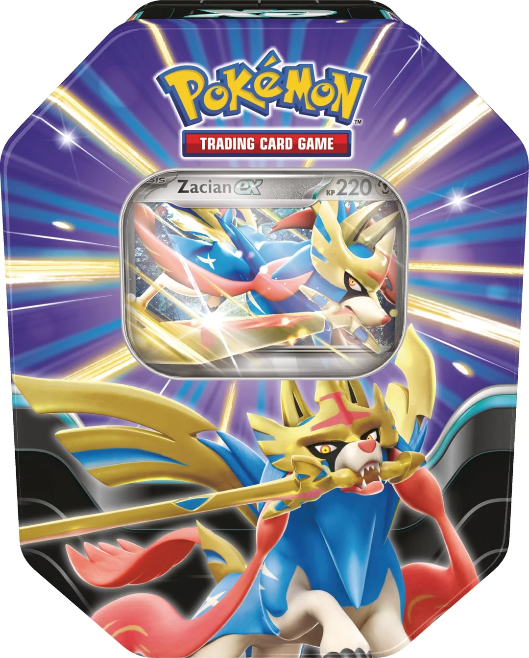 Tin da Collezione Leggende Sovrane: Zacian-ex (ITA)