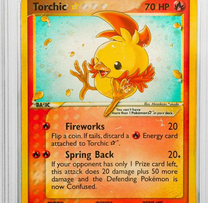 Torchic Gold Star #108 ENG PSA 3