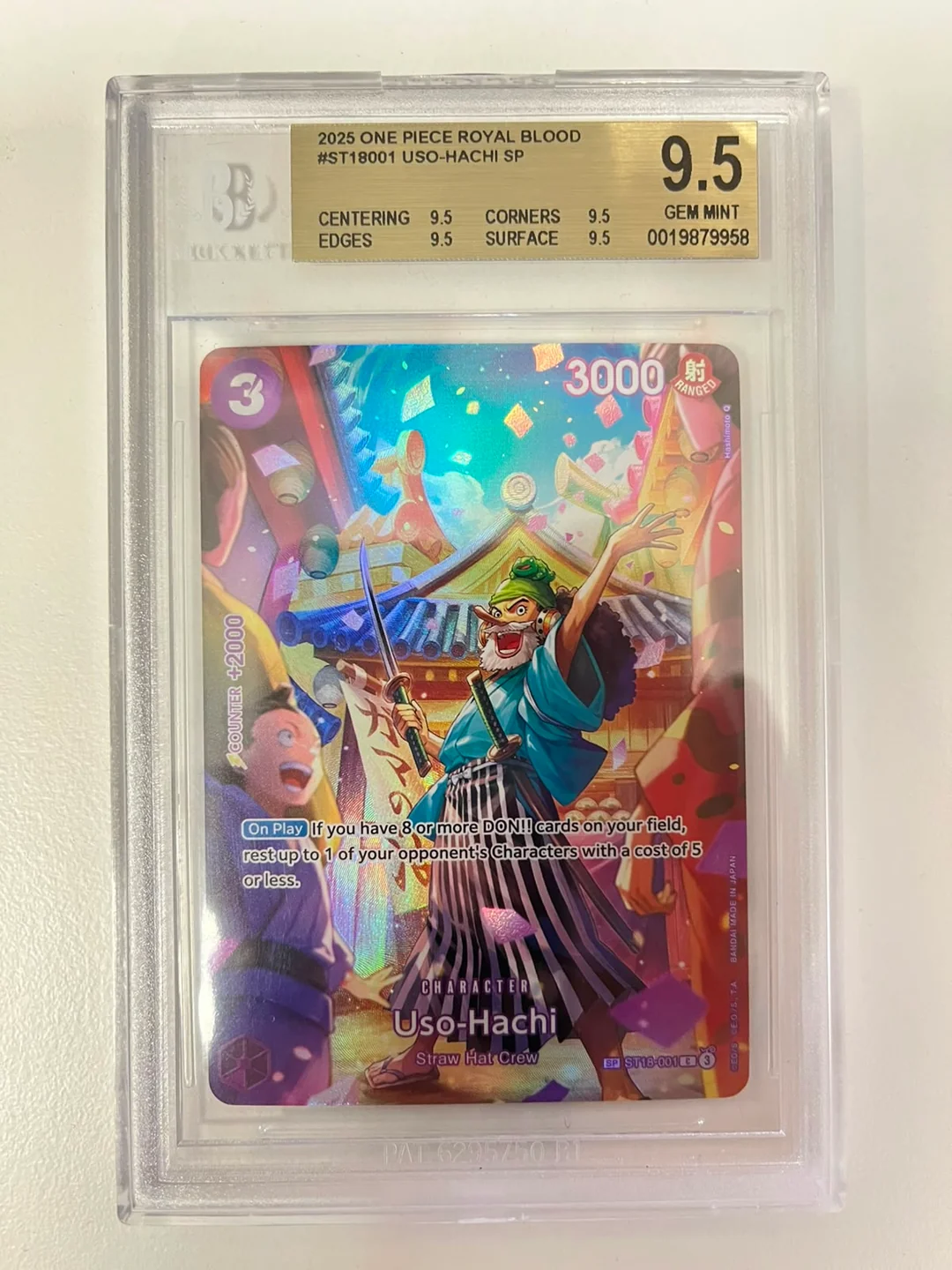 Uso-Hachi Special Rare ST18-001 ENG BGS 9.5