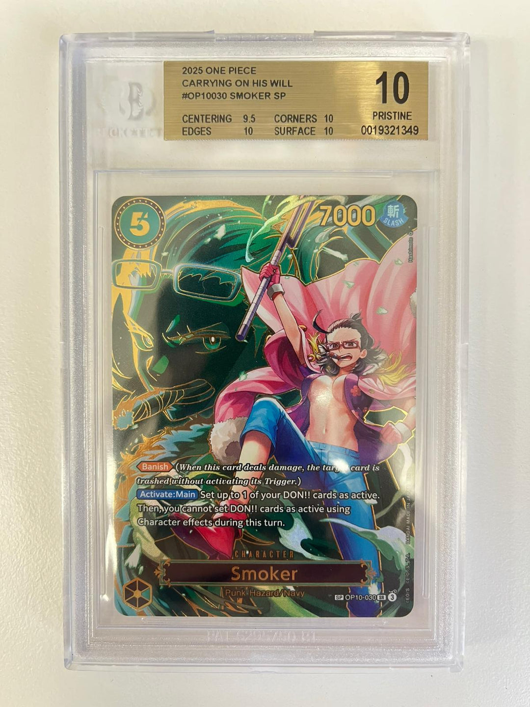 Smoker Special Rare OP10-030 ENG BGS 10