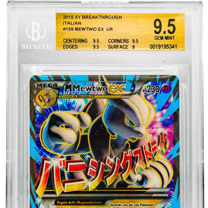 MMewtwo EX XY Breakthrough ITA BGS 9.5
