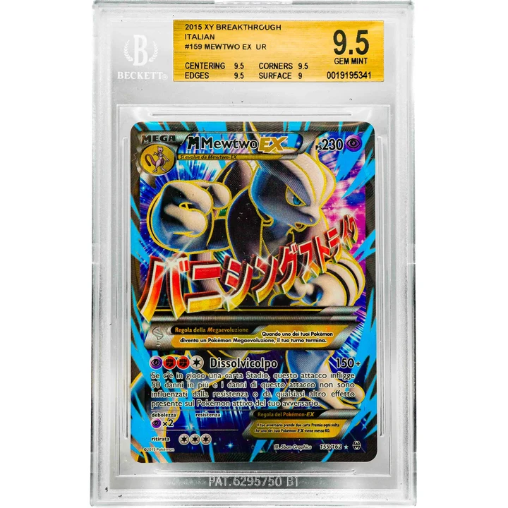 MMewtwo EX XY Breakthrough ITA BGS 9.5