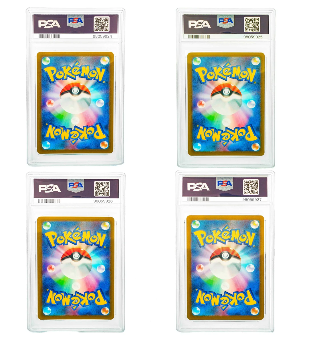 VStar Universe Gold Quartet: Palkia, Giratina, Dialga, Arceus Sequential JAP PSA 10