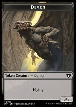 Demon Token (B 5/5) / Zombie Token (B 2/2)
