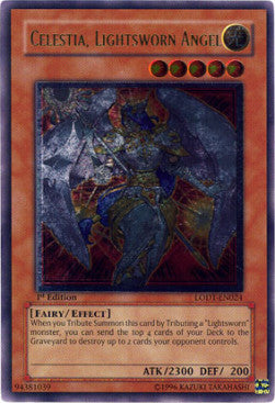 Celestia, Lightsworn Angel (V.2 - Ultimate Rare)