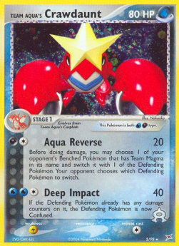 Team Aqua's Crawdaunt (W/D)