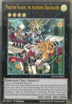 Majester Paladin, the Ascending Dracoslayer (V.2 - Ultimate Rare)