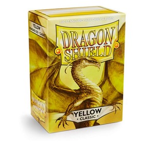 100 Dragon Shield Sleeves - Classic Yellow