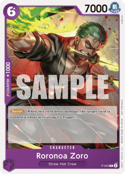 Roronoa Zoro (P-045) (V.1)