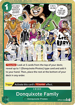 Donquixote Family (OP04-036) (V.3)