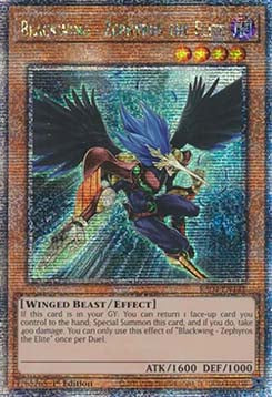 Blackwing - Zephyros the Elite (V.2 - Quarter Century Secret Rare)