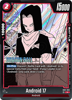 Android 17 (SB01-003) [Fusion World] (V.1 - Rare)
