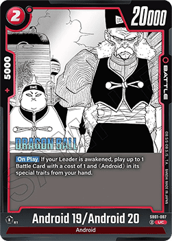 Android 19/Android 20 (SB01-007) [Fusion World]