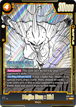 Majin Buu : Kid (SB01-039) [Fusion World]