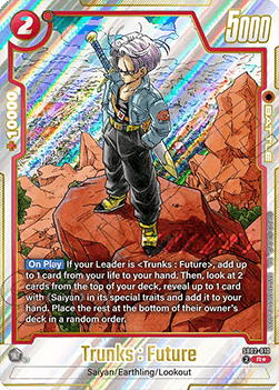 Trunks : Future (SB02-010) [Fusion World] (V.2 - Alternate Art)