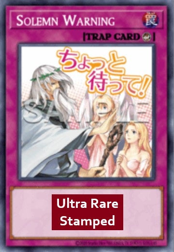 Solemn Warning (V.1 - Ultra Rare)
