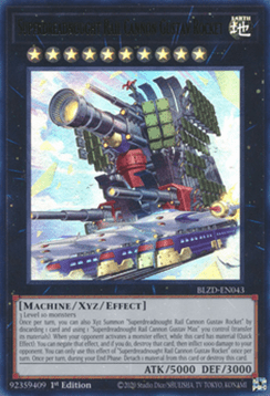 Superdreadnought Rail Cannon Gustav Rocket (V.1 - Ultra Rare)