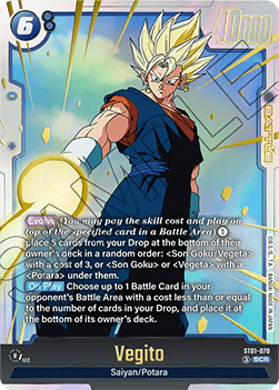 Vegito (ST01-070) [Fusion World] (V.1 - Secret Rare)