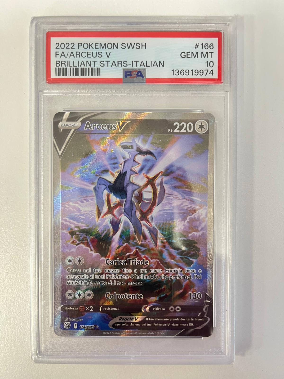 Arceus V Astri Lucenti ITA PSA 10