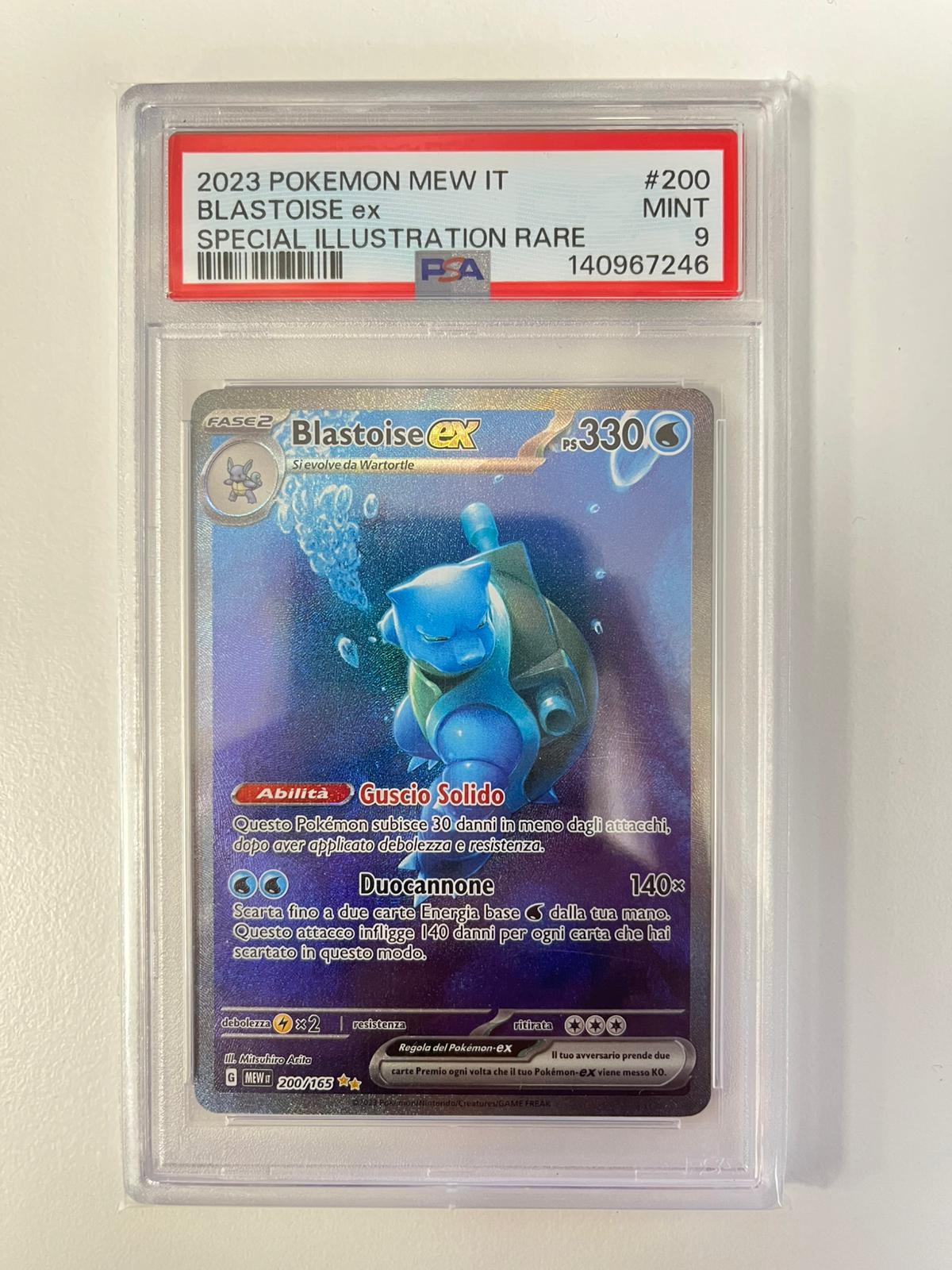 Blastoise Ex 151 ITA PSA 9