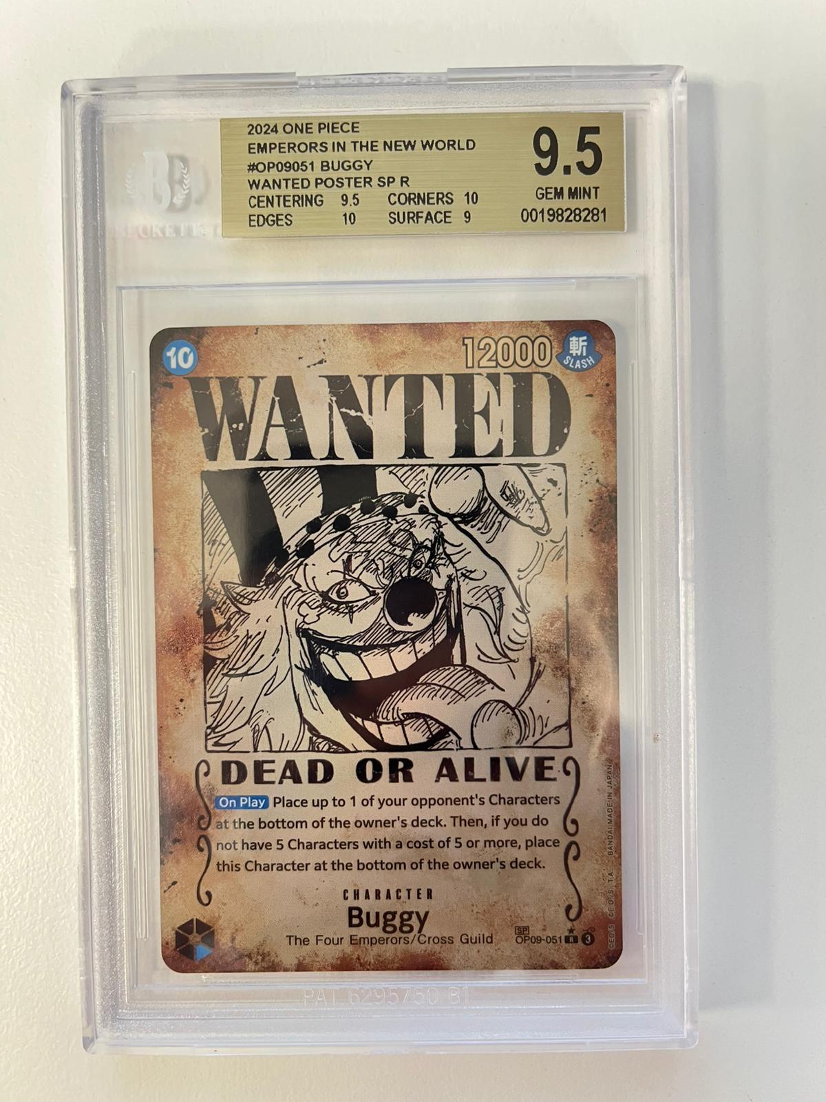 Buggy Wanted OP09-051 ENG BGS 9.5