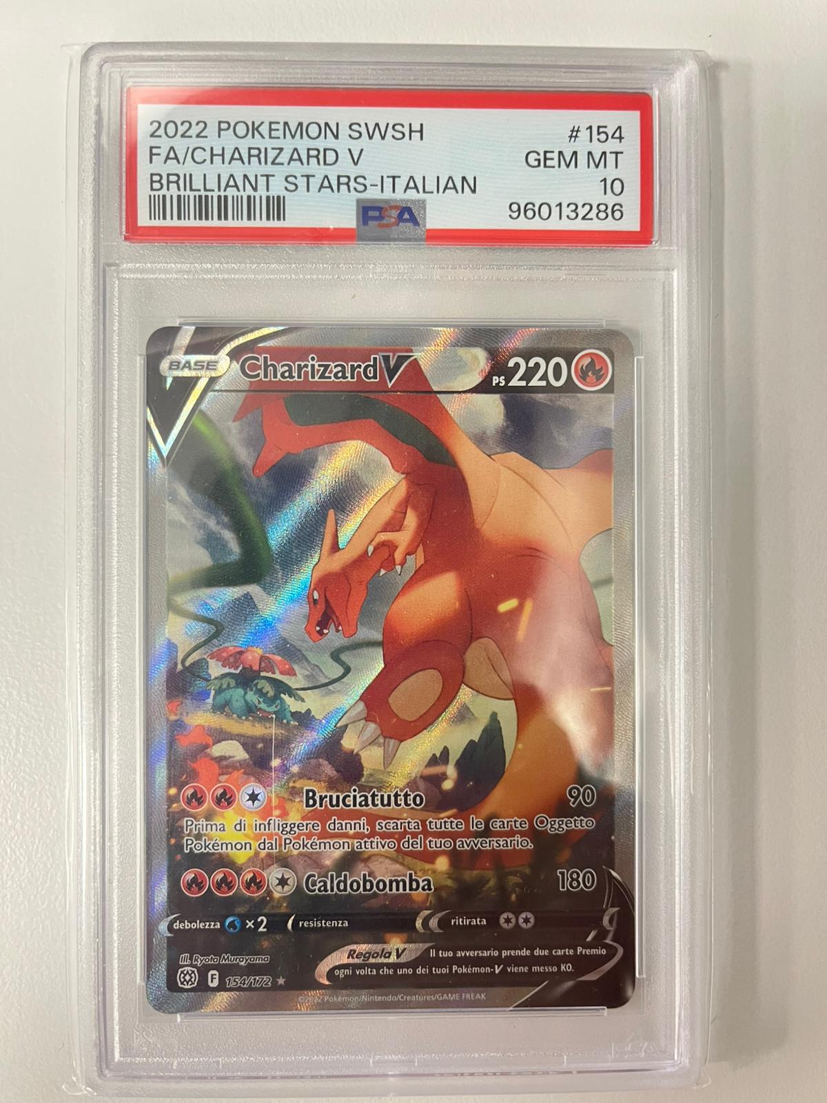 Charizard V Astri Lucenti ITA PSA 10