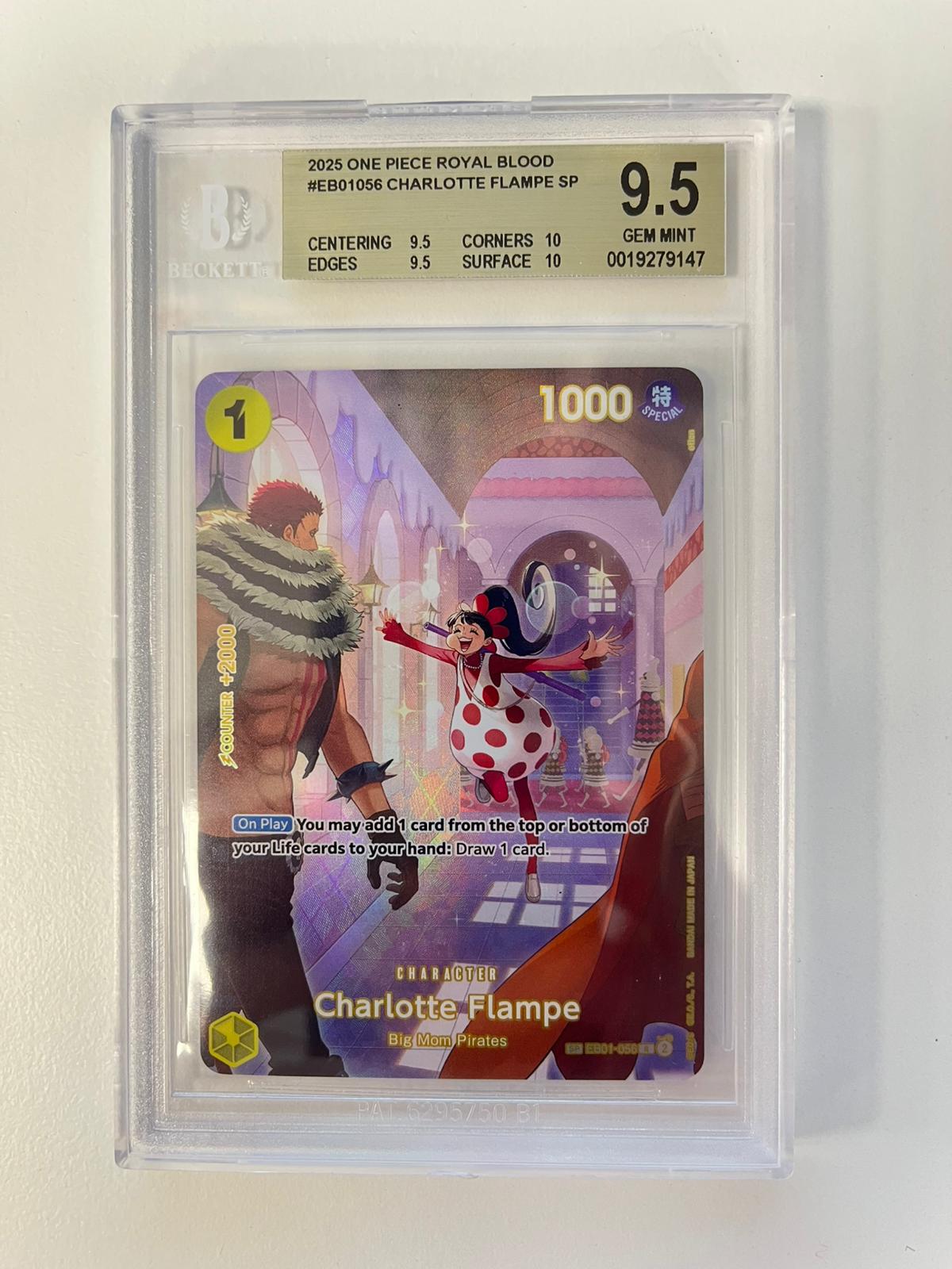 Charlotte Flampe Special Rare EB01-056 ENG BGS 9.5