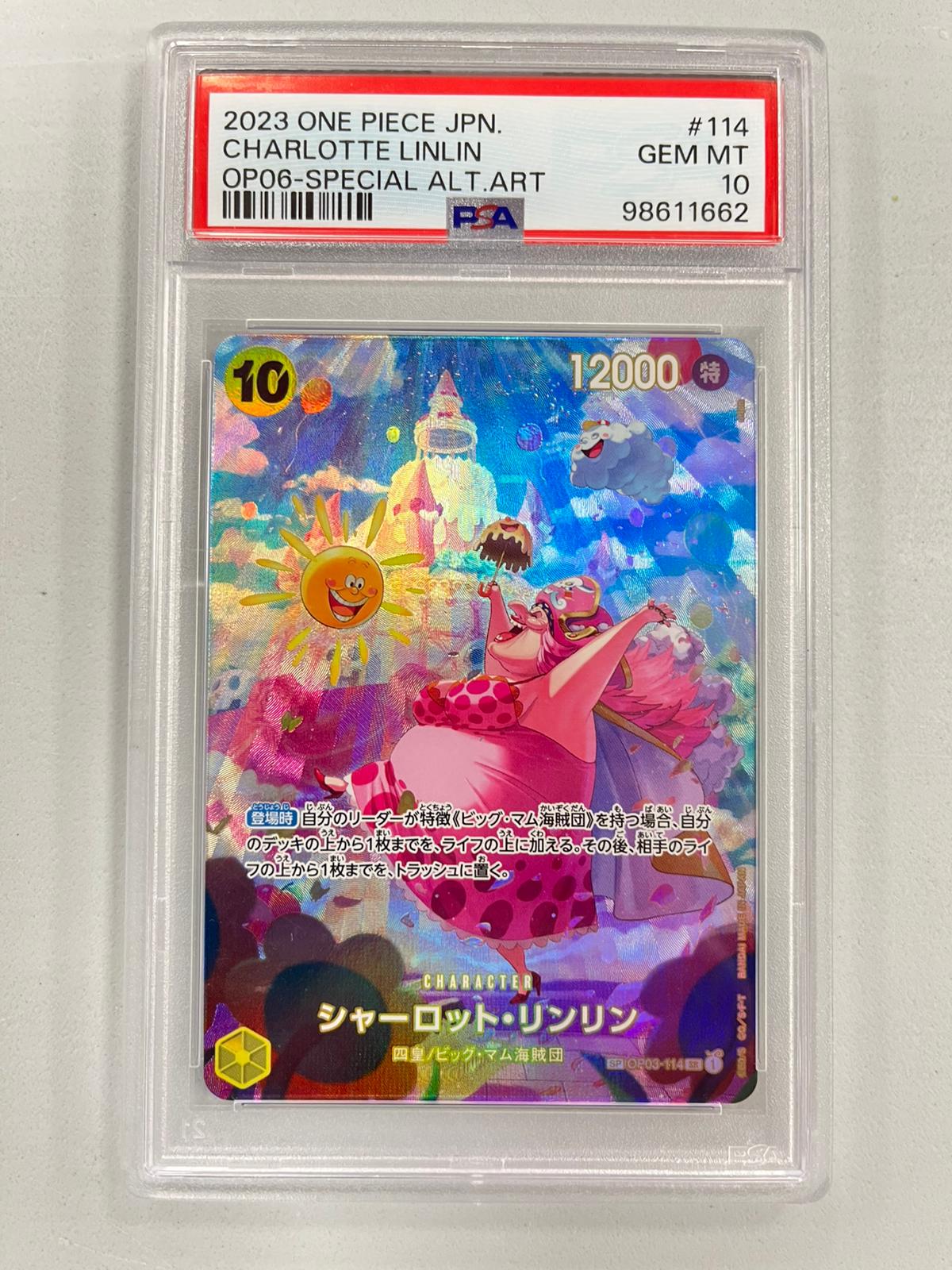Charlotte Linlin Special Rare OP03-114 JAP PSA 10