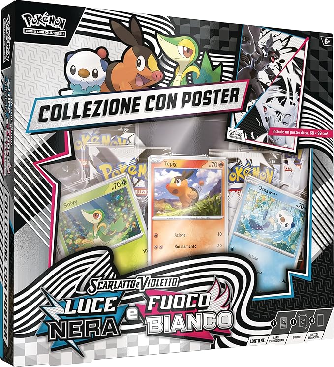 Luce Nera & Fuoco Bianco Collezione Con Poster (ITA)