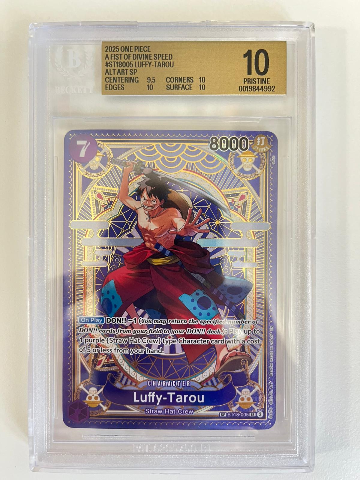 Luffy-Tarou Mosaic Rare ST18-005 ENG BGS 10
