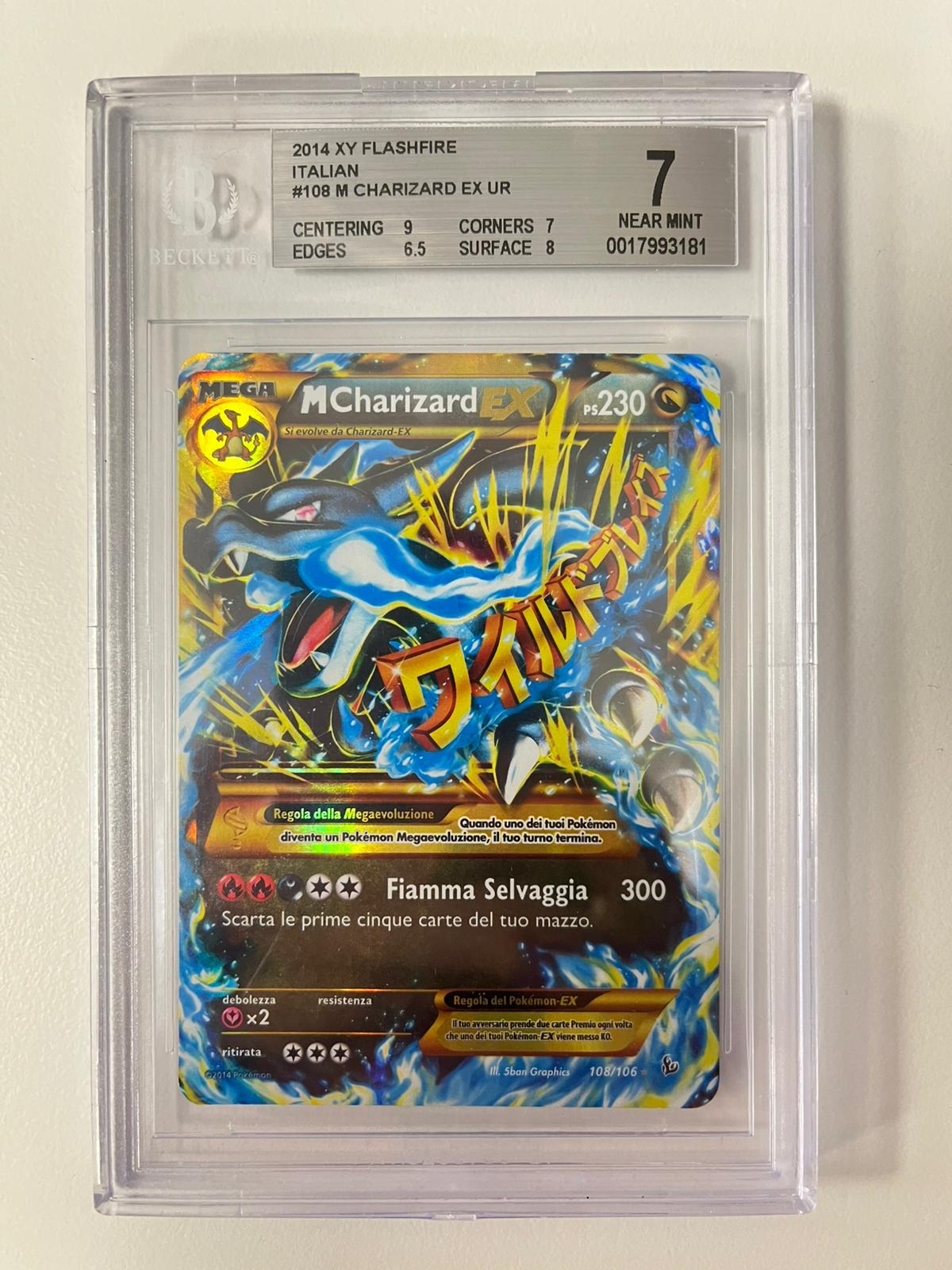 MCharizard Ex 108 Fuoco Infernale ITA BGS 7