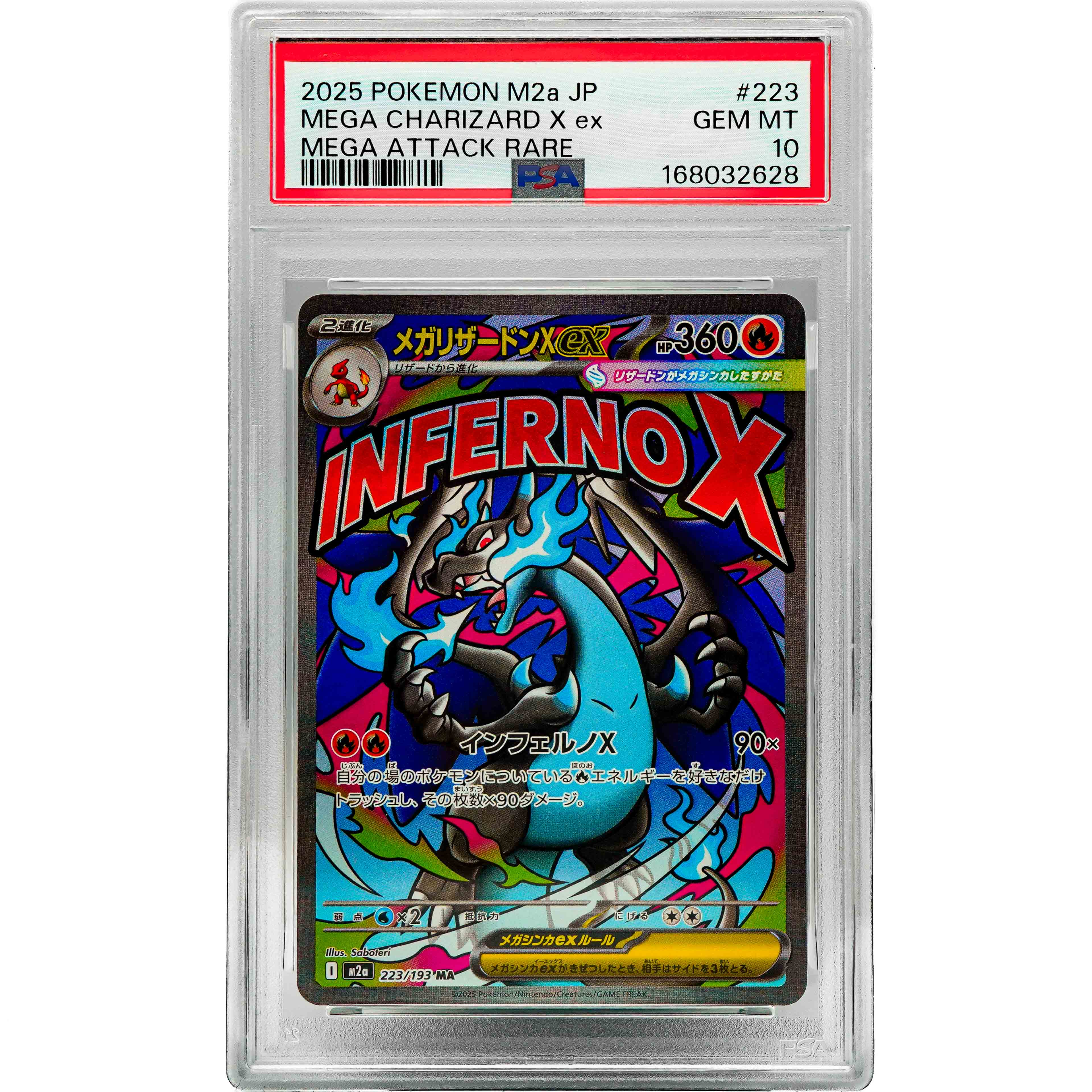 Mega Charizard ex Mega Attack Rare JAP PSA 10